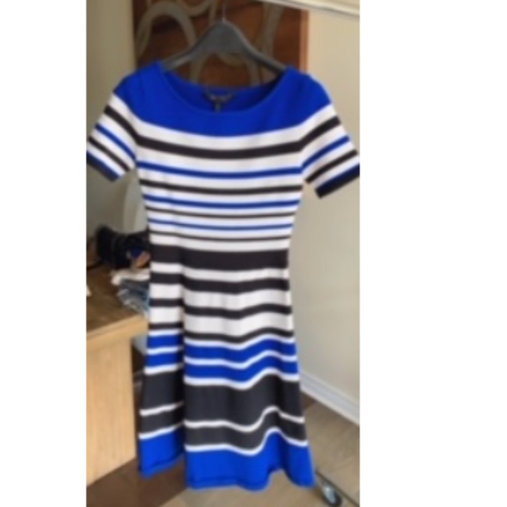 Blue White dress